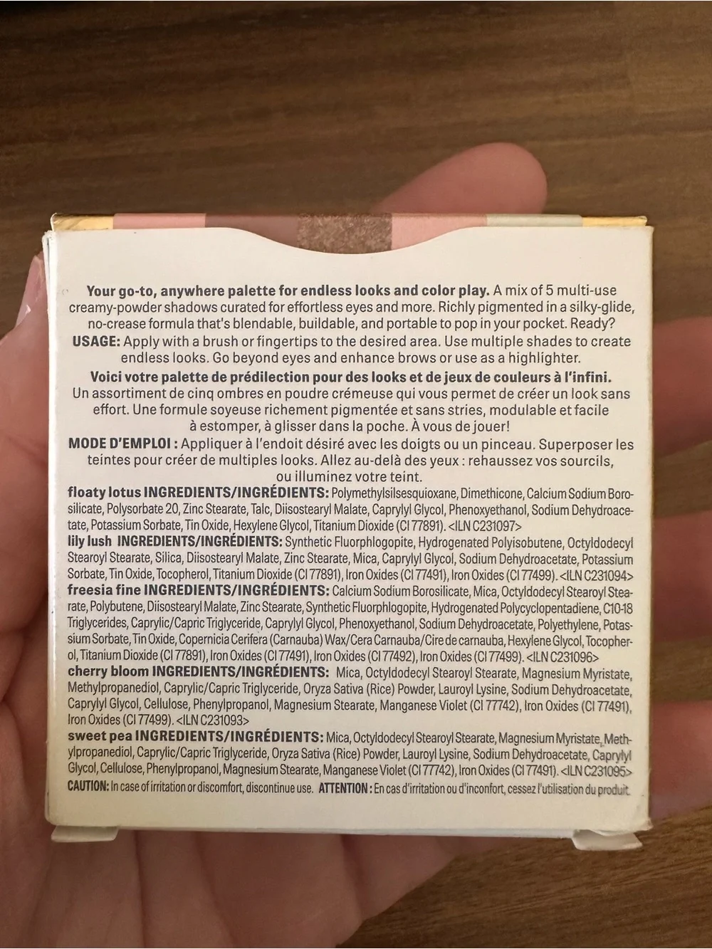 Stila Pocket Play Pretty Petal Shadow Palette